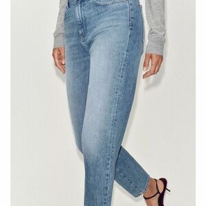 Zara Light Blue Straight Leg Jeans